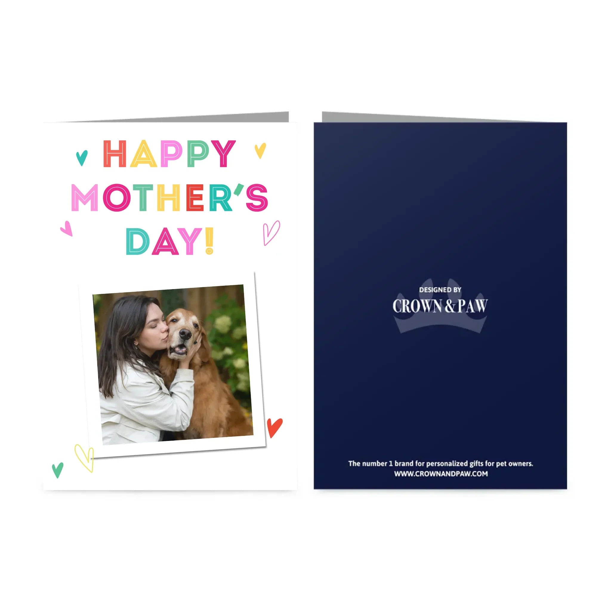Custom Polaroid Photo Mother’s Day Greetings Card