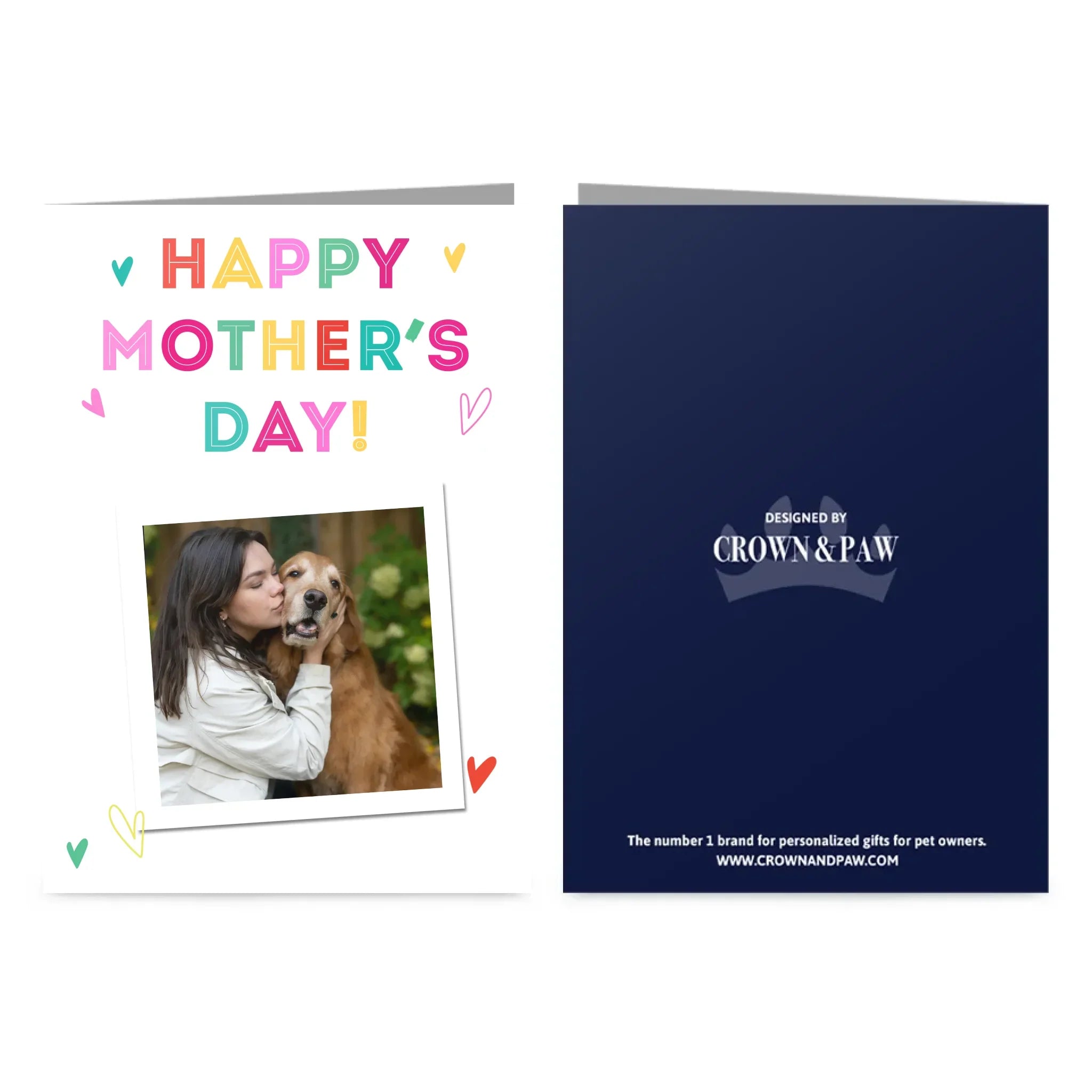 Custom Polaroid Photo Mother’s Day Greetings Card