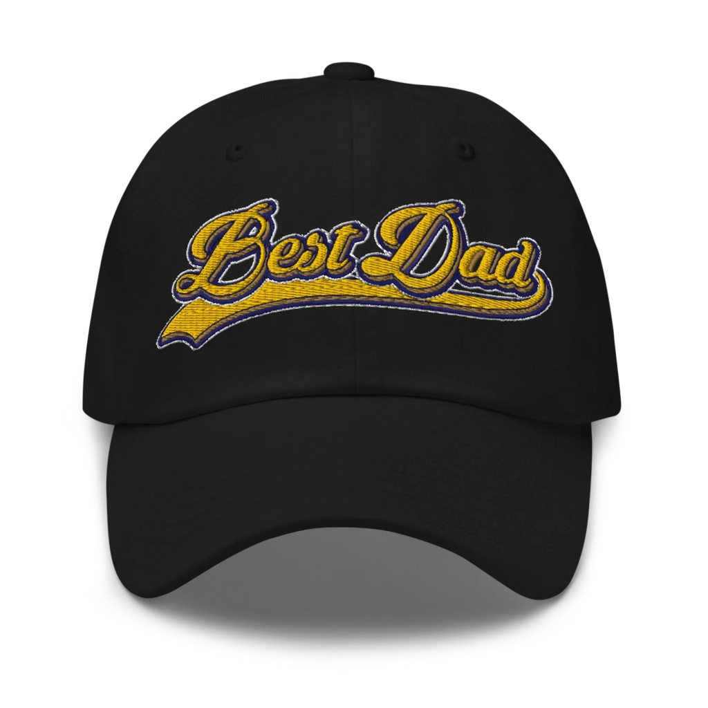 Personalized Classic Dog Dad Text Cap