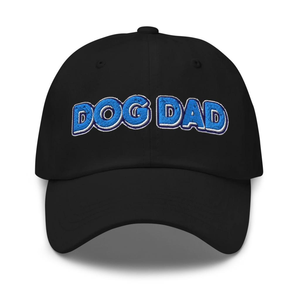 Personalized Classic Dog Dad Text Cap