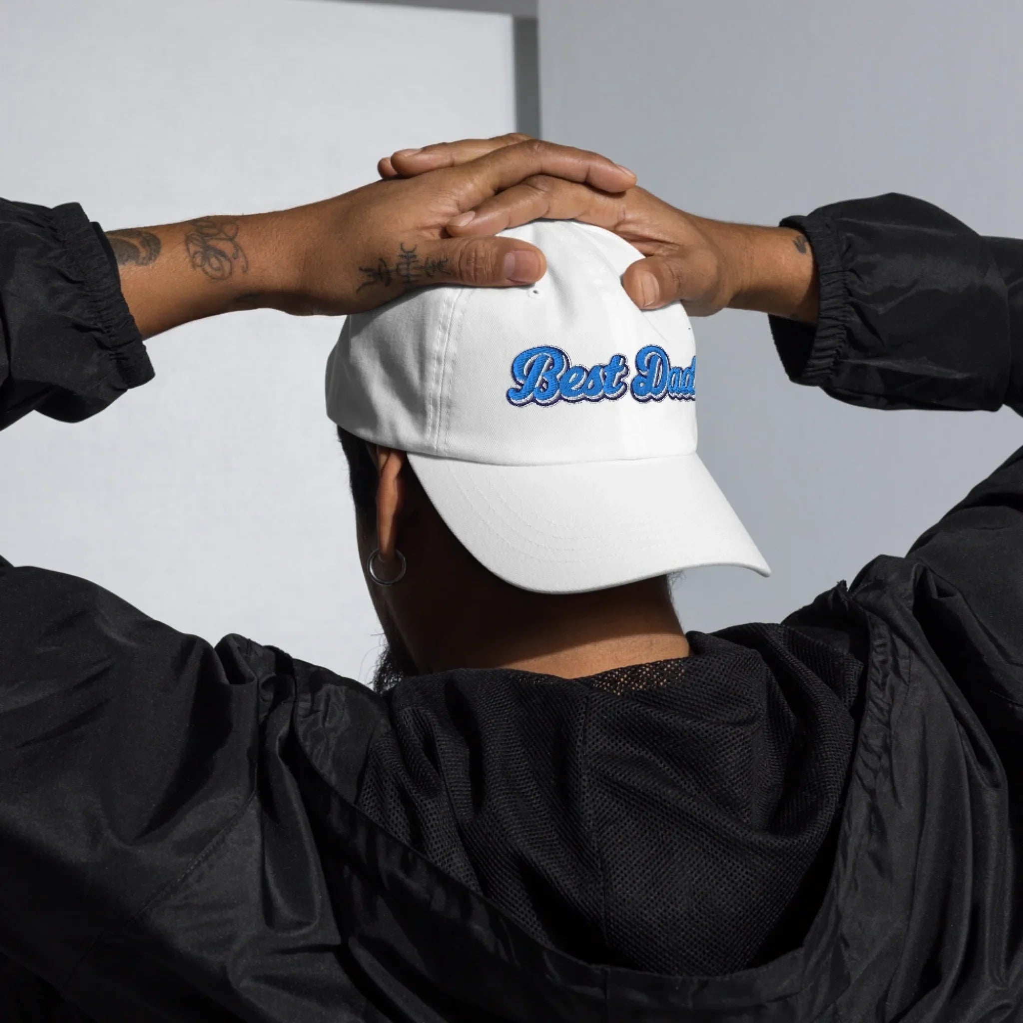 Personalized Classic Dog Dad Text Cap