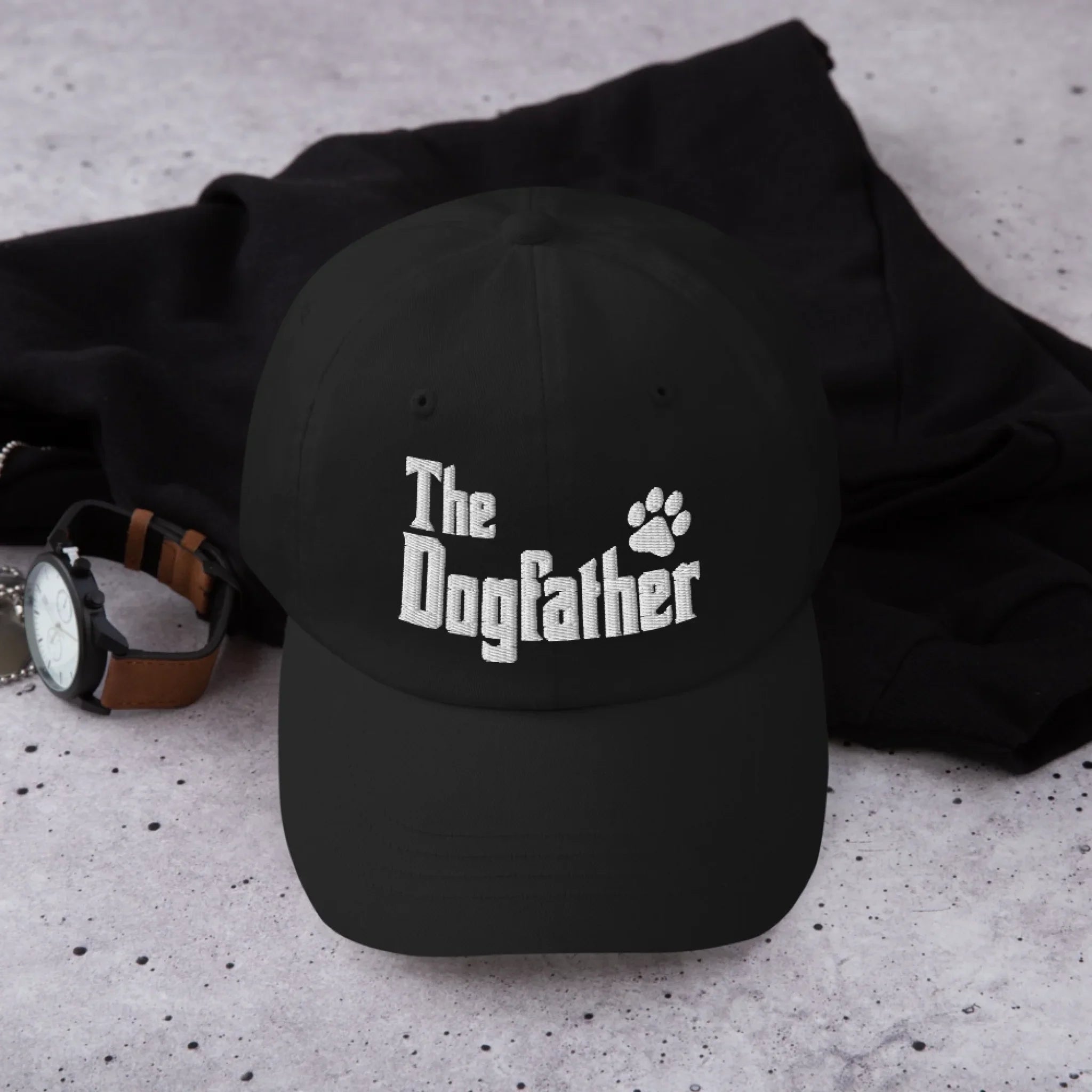 Personalized 'The Dogfather' Classic Dad Cap