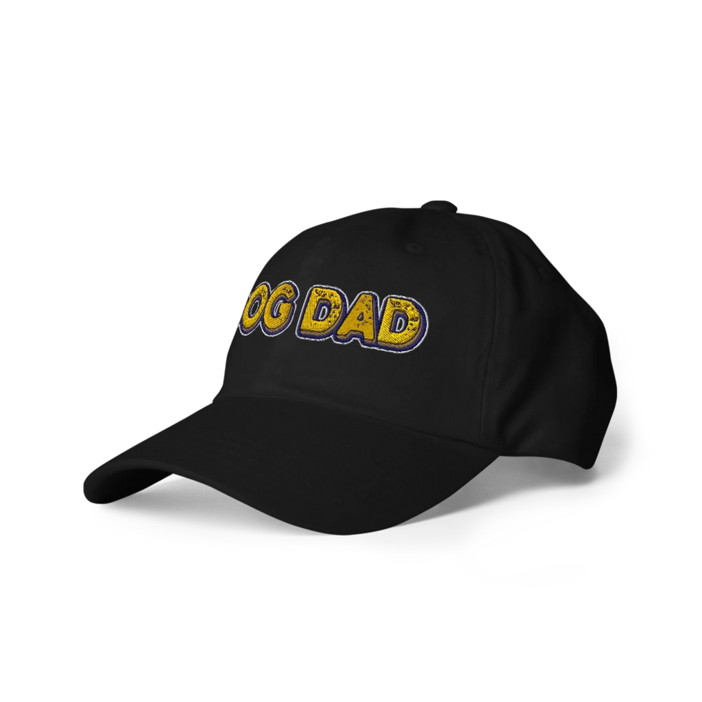 Personalized Classic Dog Dad Text Cap