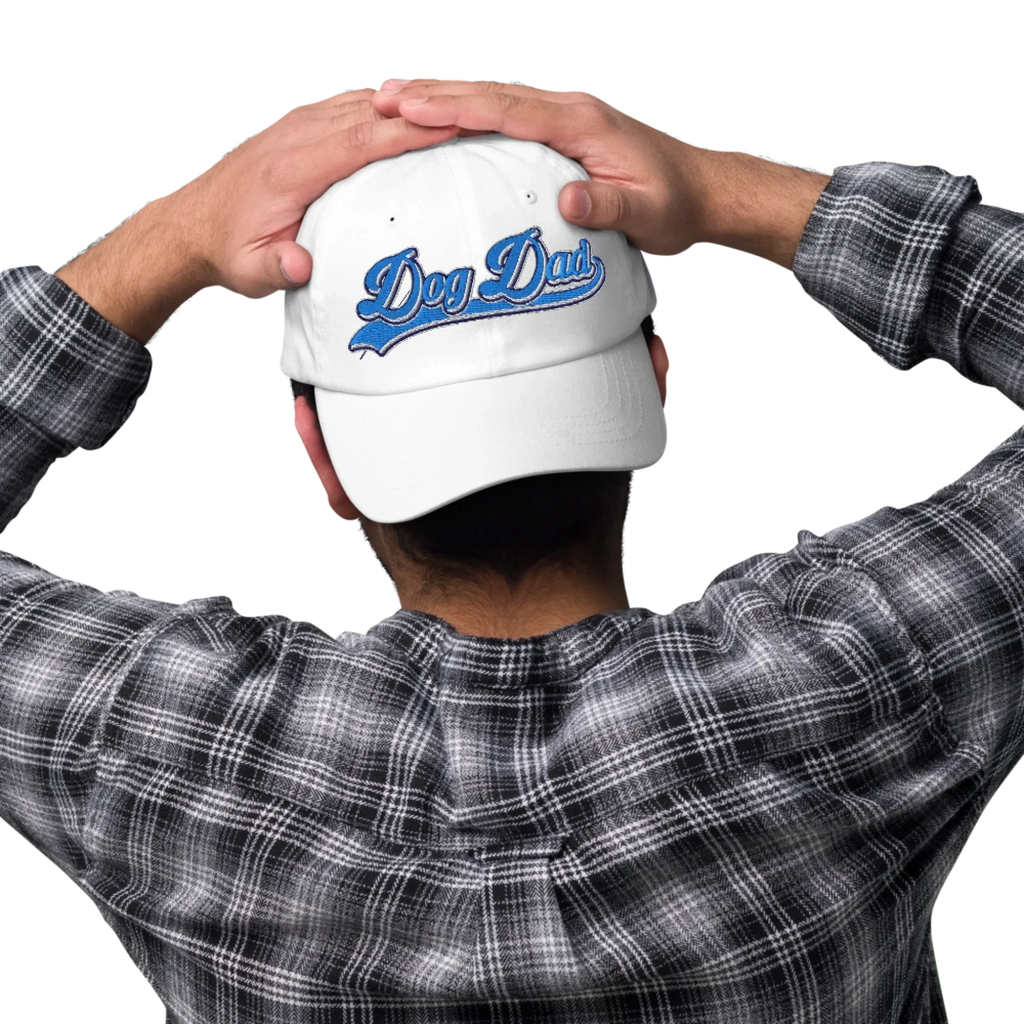Personalized Classic Dog Dad Text Cap