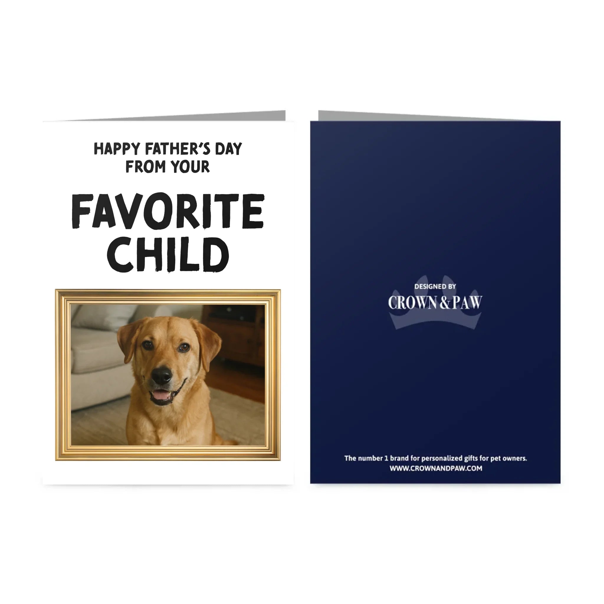 Personalized Favorite Child Father’s Day Greetings Card