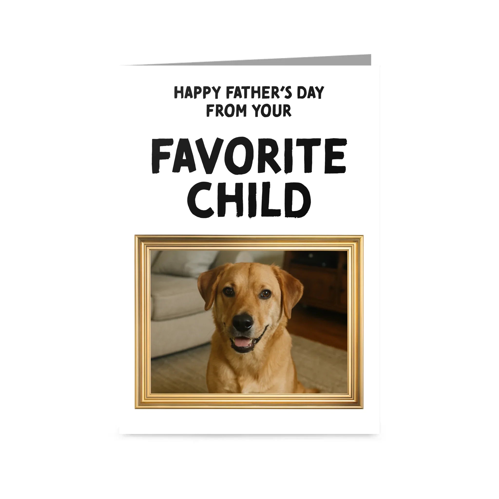 Personalized Favorite Child Father’s Day Greetings Card