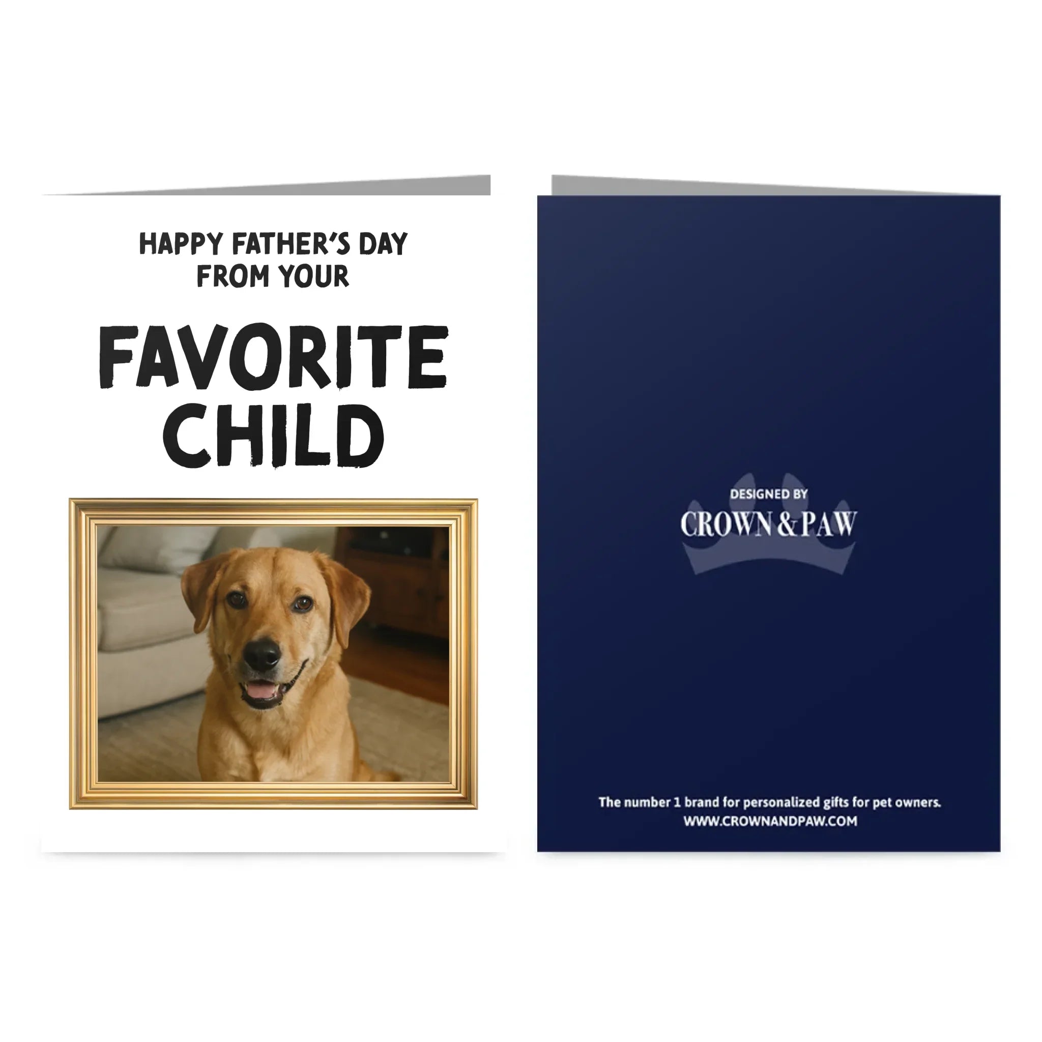 Personalized Favorite Child Father’s Day Greetings Card