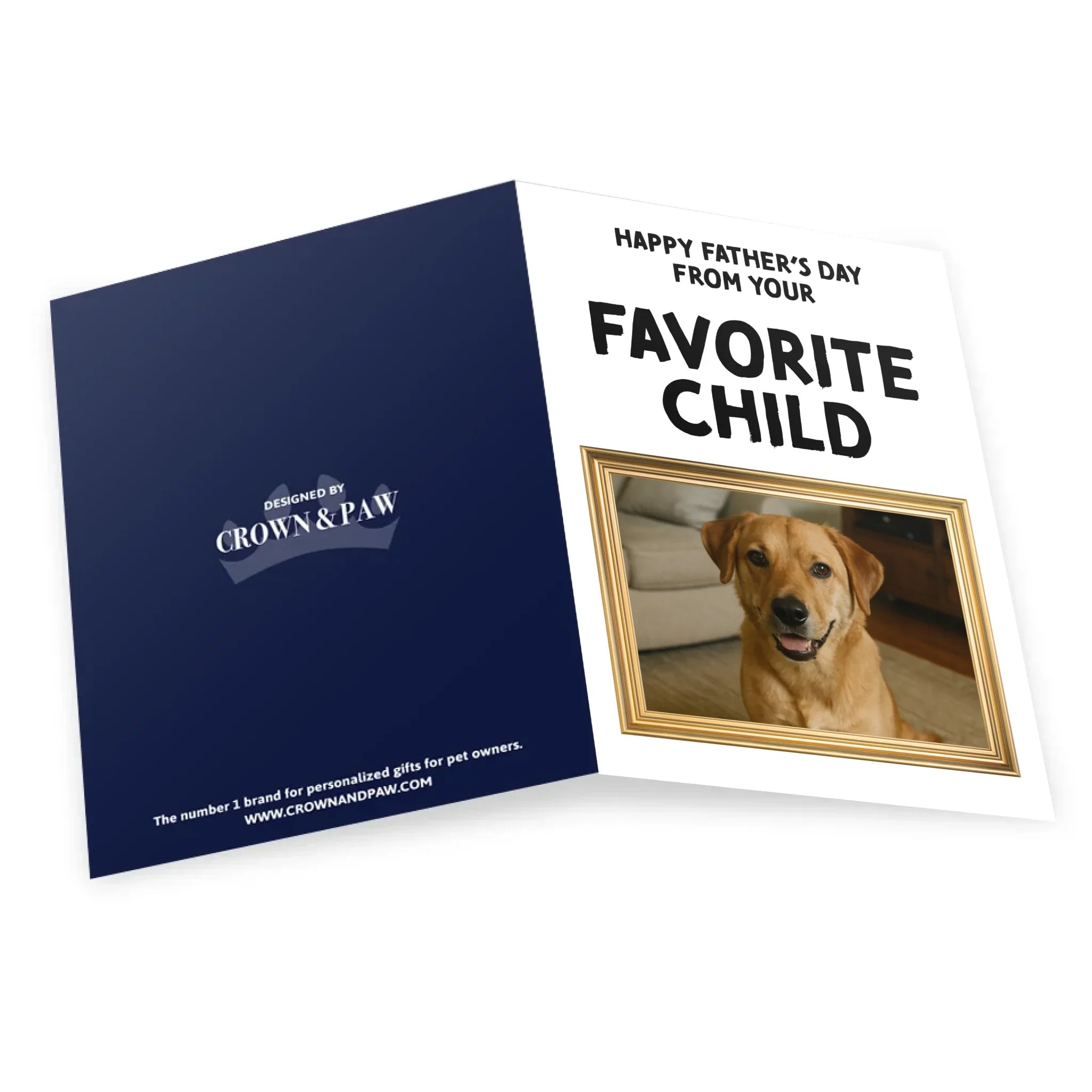 Personalized Favorite Child Father’s Day Greetings Card
