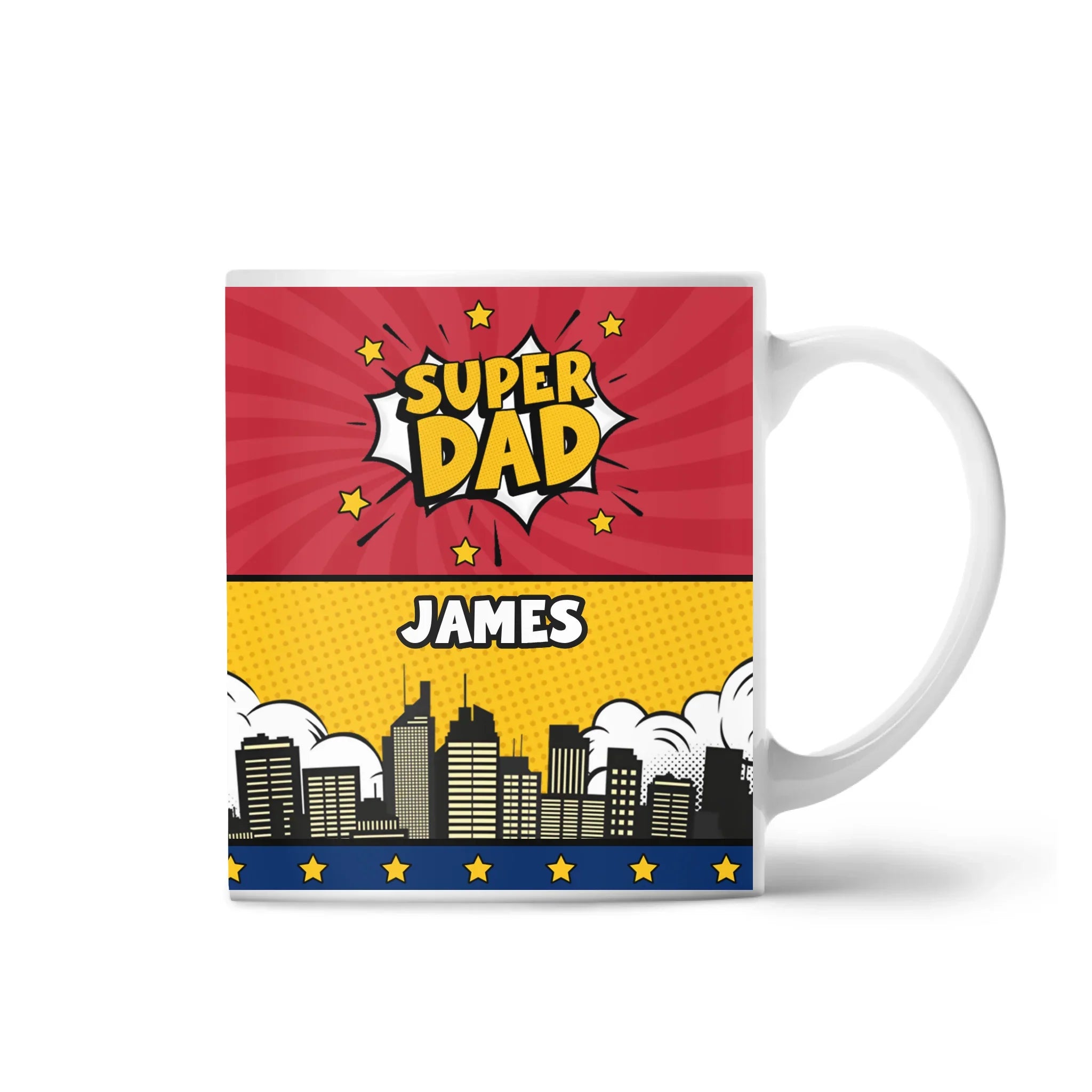 Personalized ‘Super Dad’ Photo Upload Mug