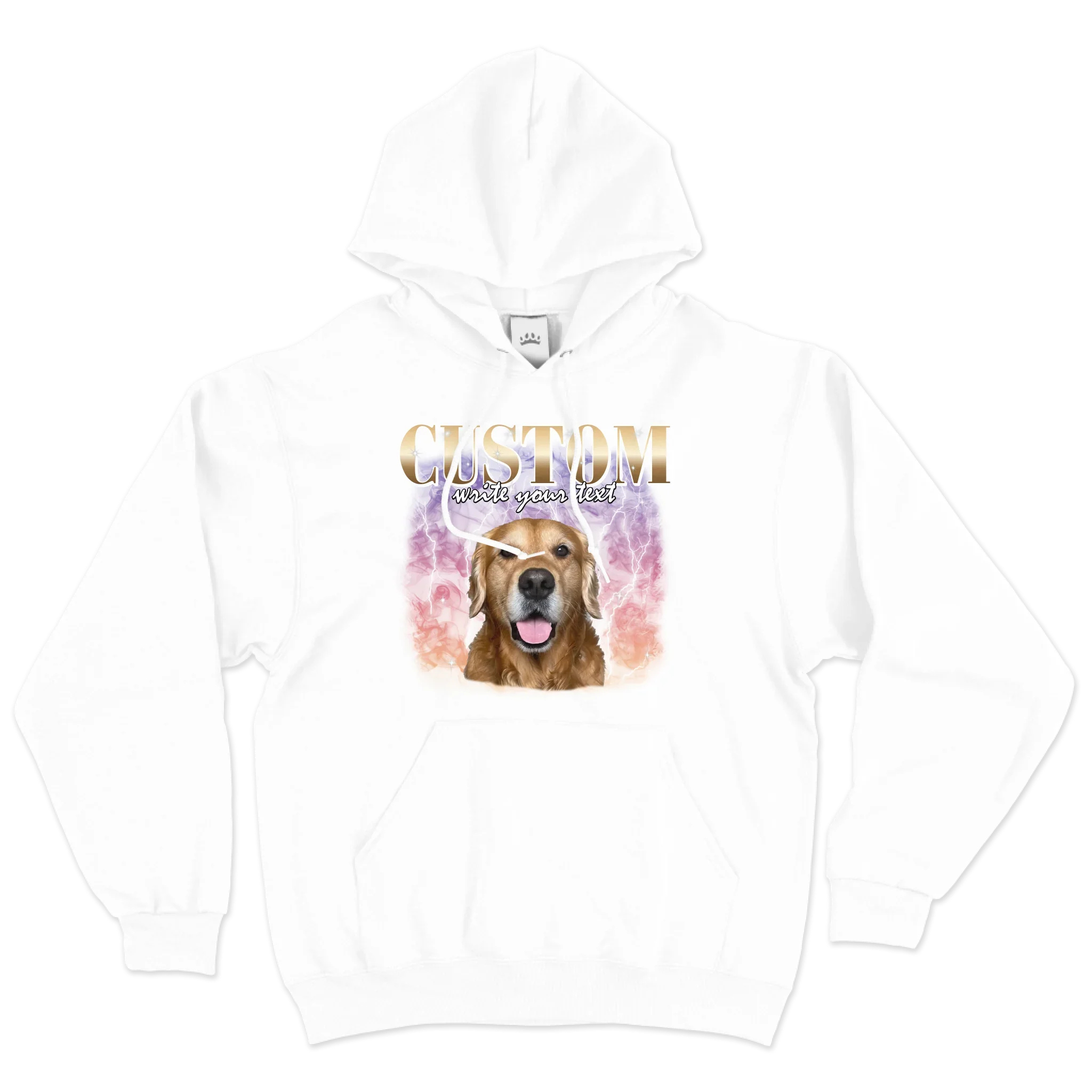Personalized Vintage Style Pet Face Hoodie