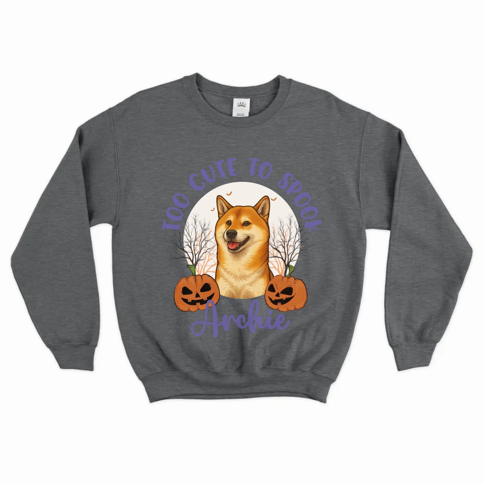 Front Side - Sweatshirt - Charcoal Heather #3A3A38 1080P