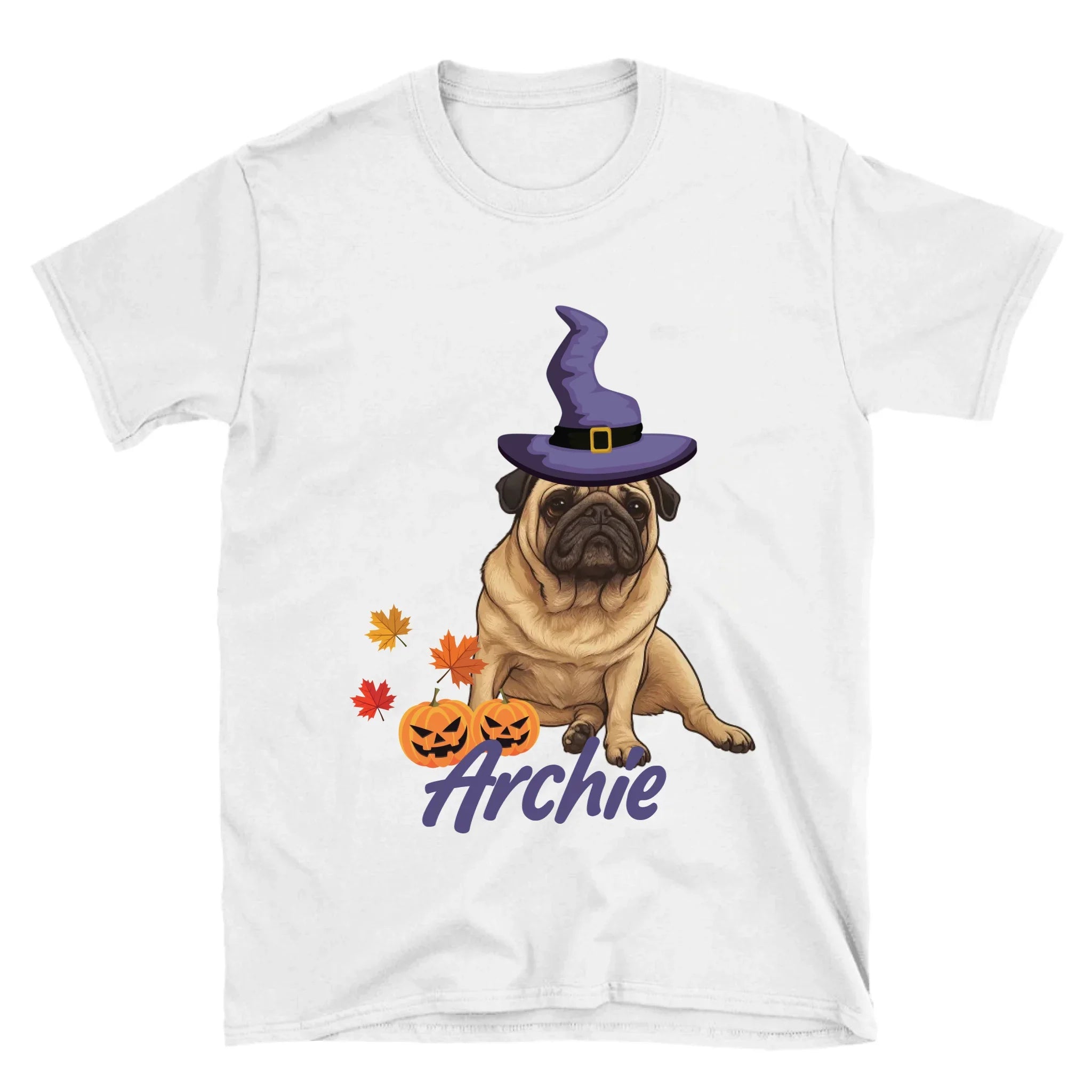 Personalized Halloween Cartoon Pet Face T Shirt