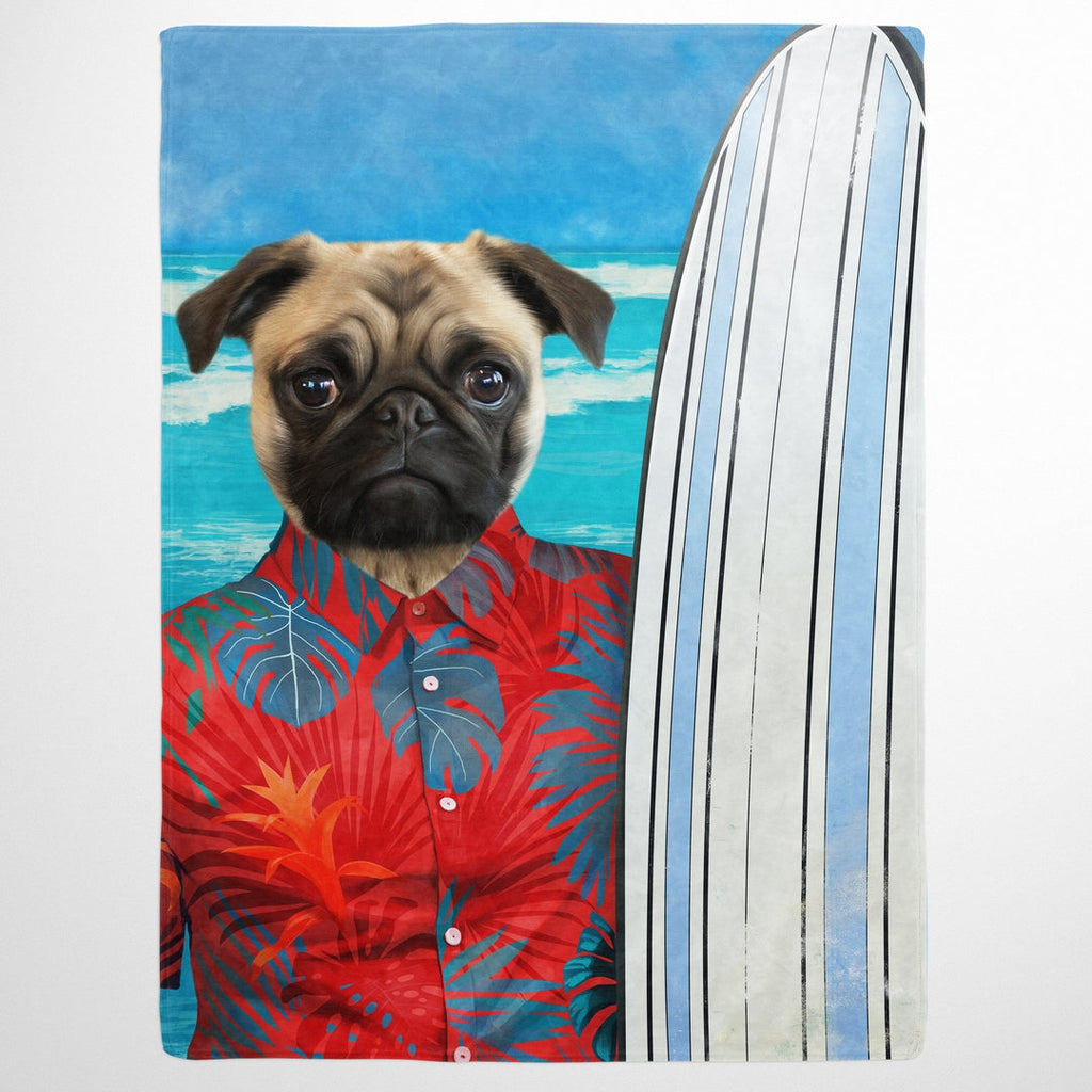 The Surfer - Custom Pet Blanket