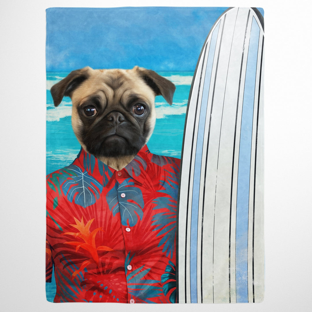 The Surfer - Custom Pet Blanket