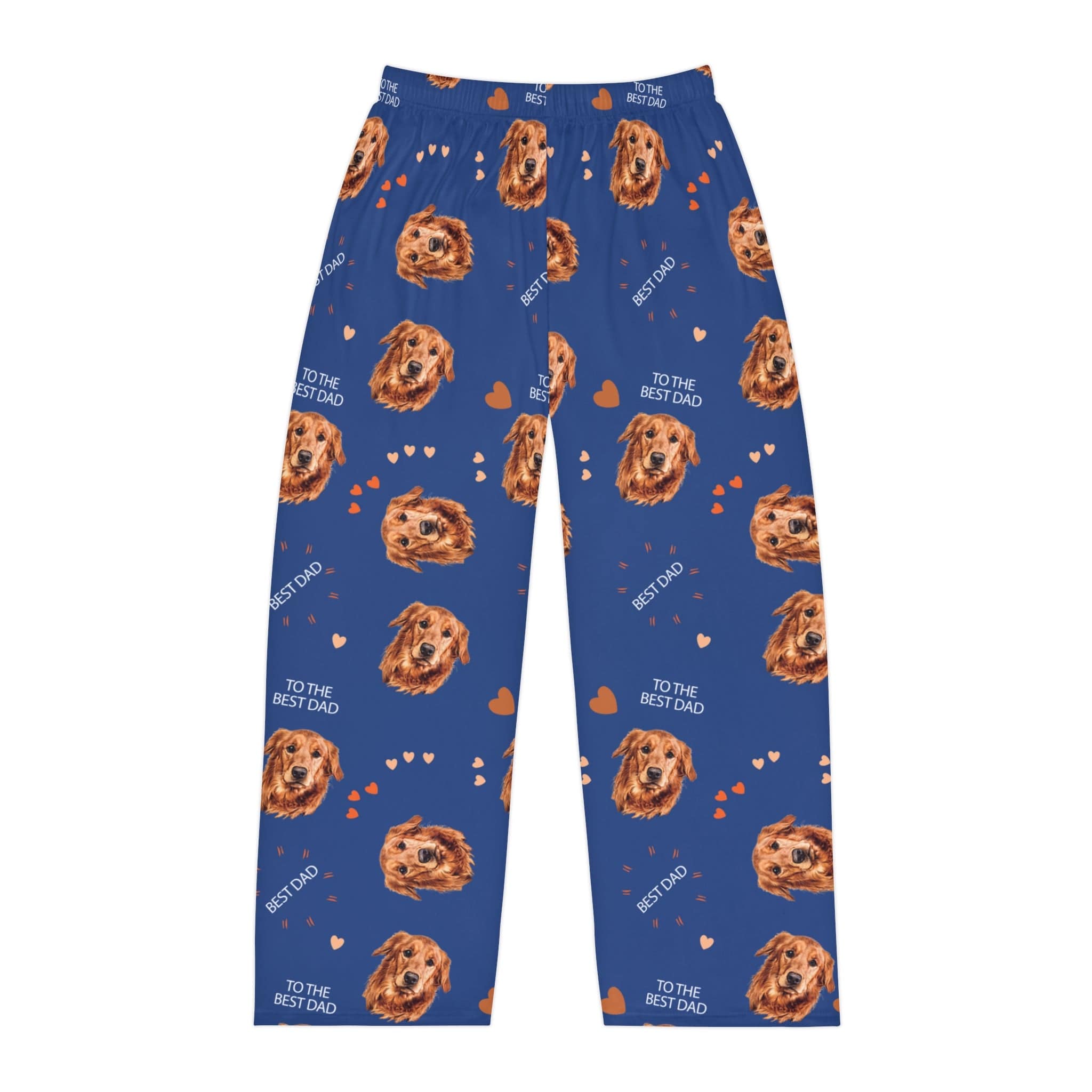 Crown and Paw - Pajamas Custom Pet Face Mens Pajama Pants Best Dog Dad / S