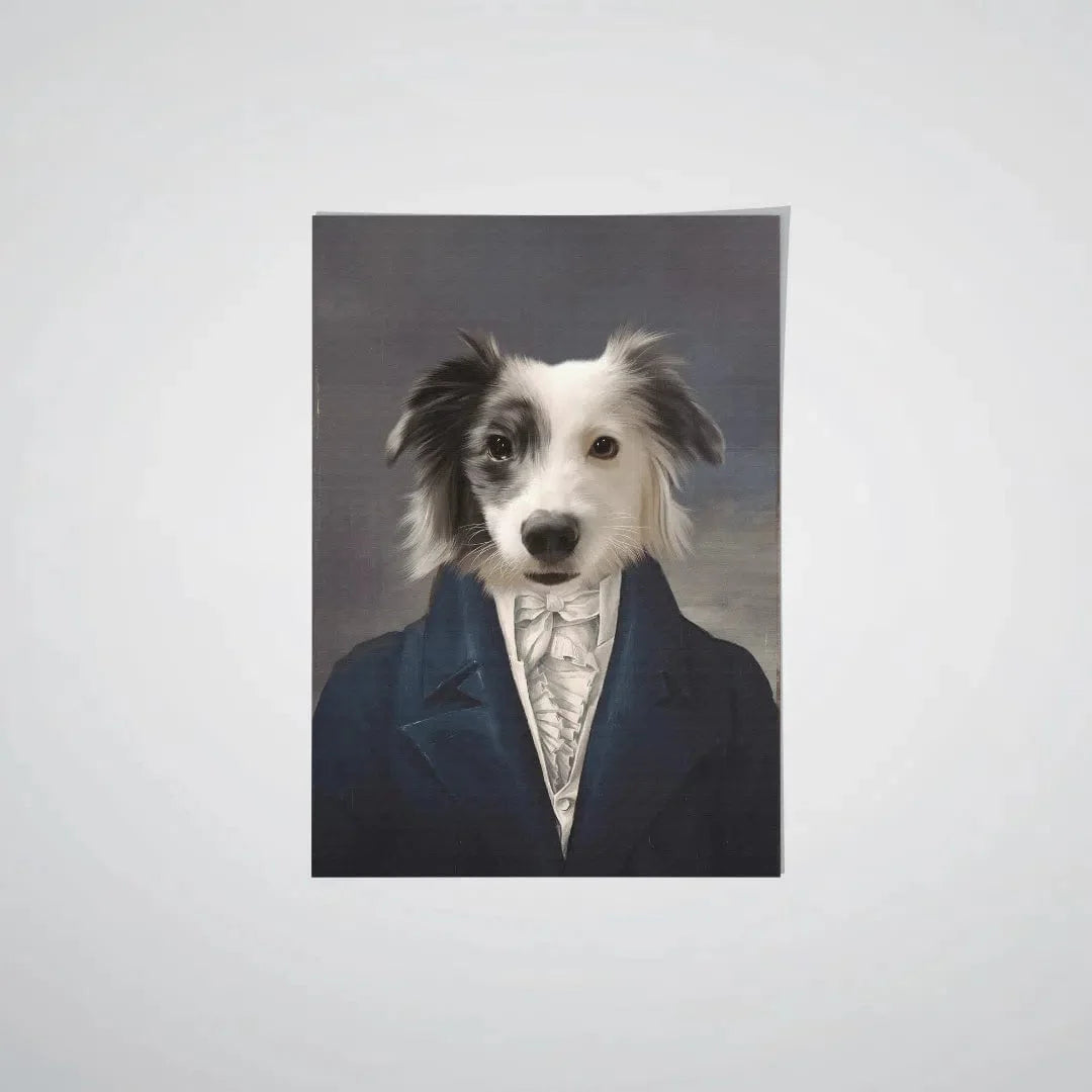 "Crown and Paw - Poster The Aristocrat - Custom Pet Poster 8.3"" x 11.7"" / Unframed"