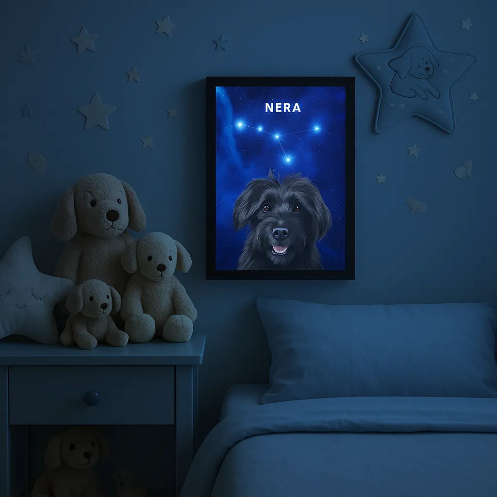 Constellation Pet Portrait LED Night Light