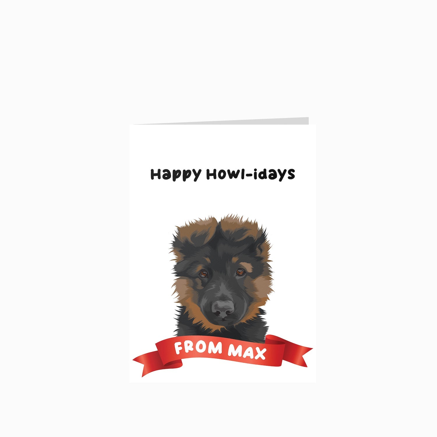 Happy Howlidays Christmas Cards - Custom Pet Greetings Cards