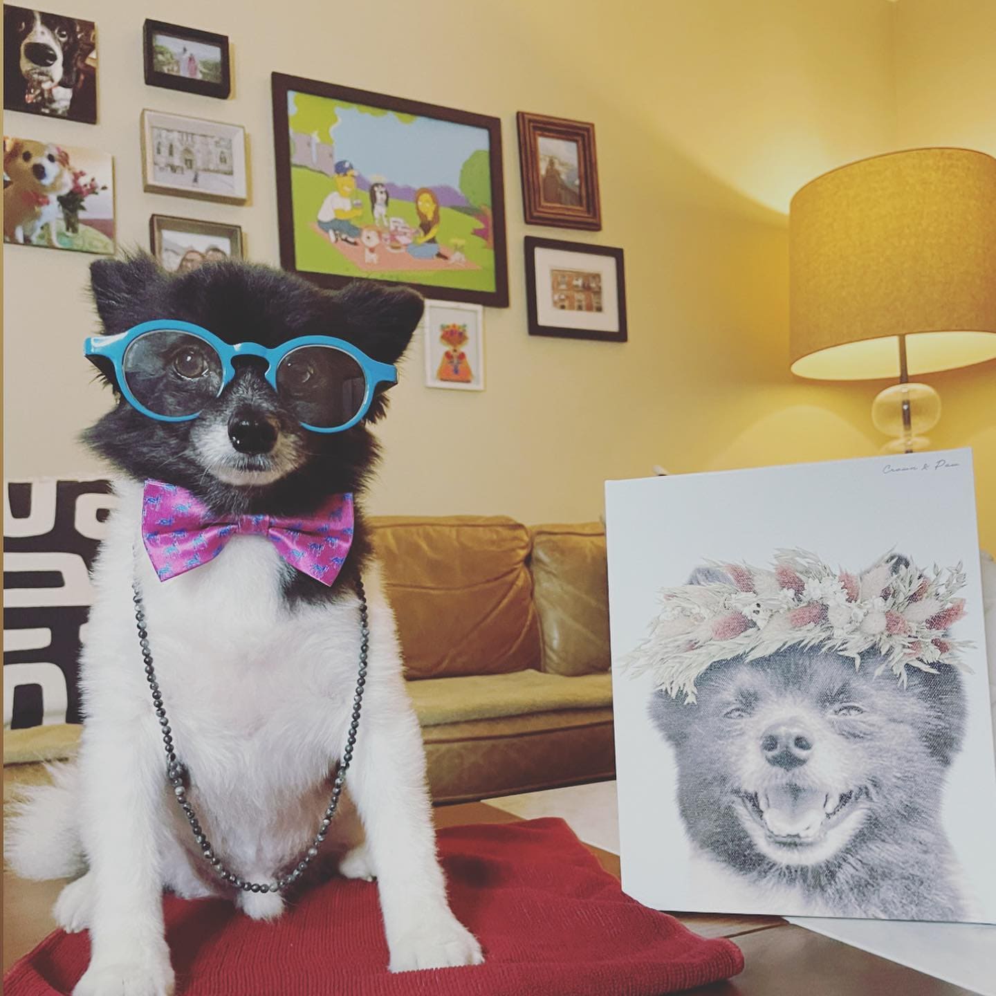 Foliage Pet Portrait - Custom Canvas