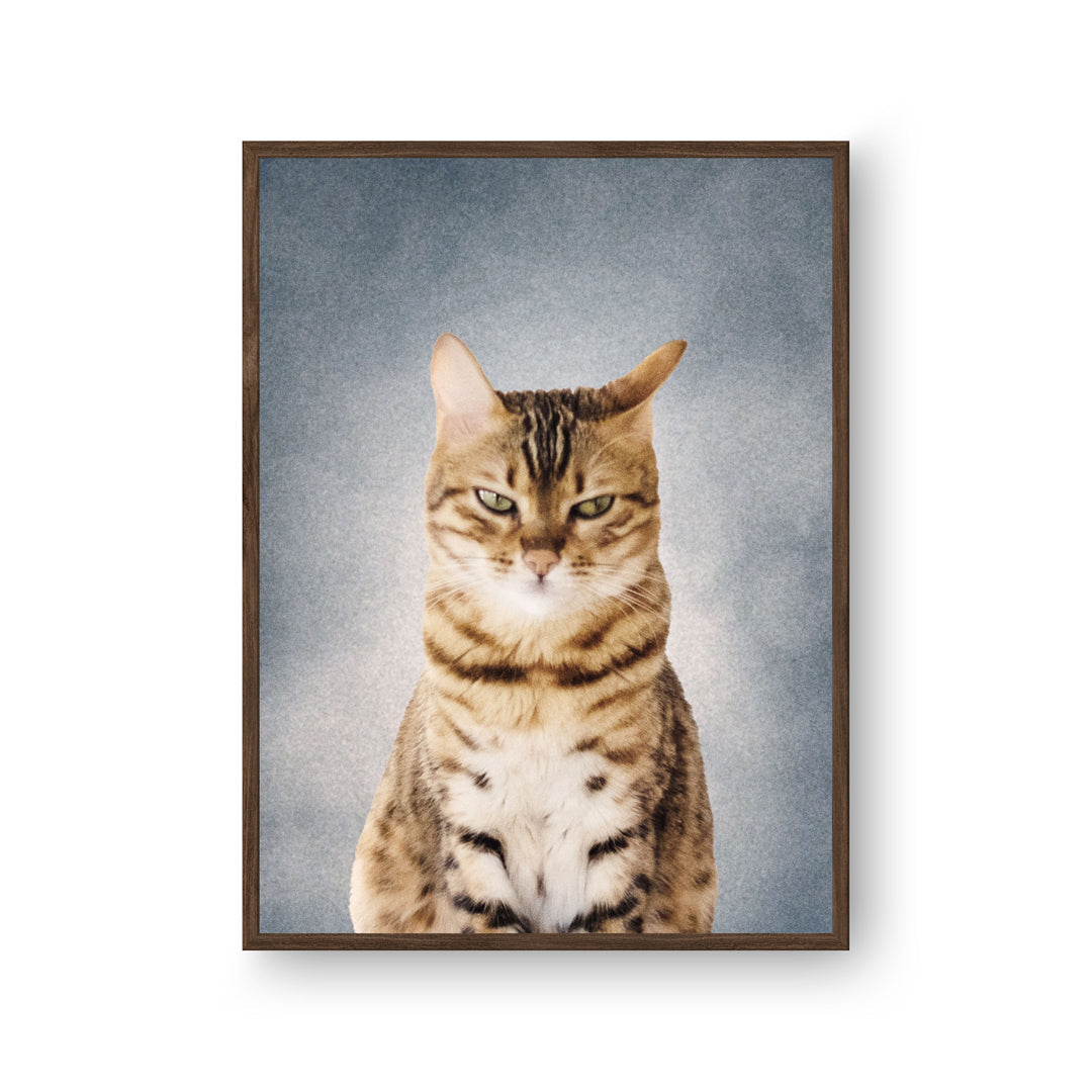 College Yearbook Style Pet Portrait