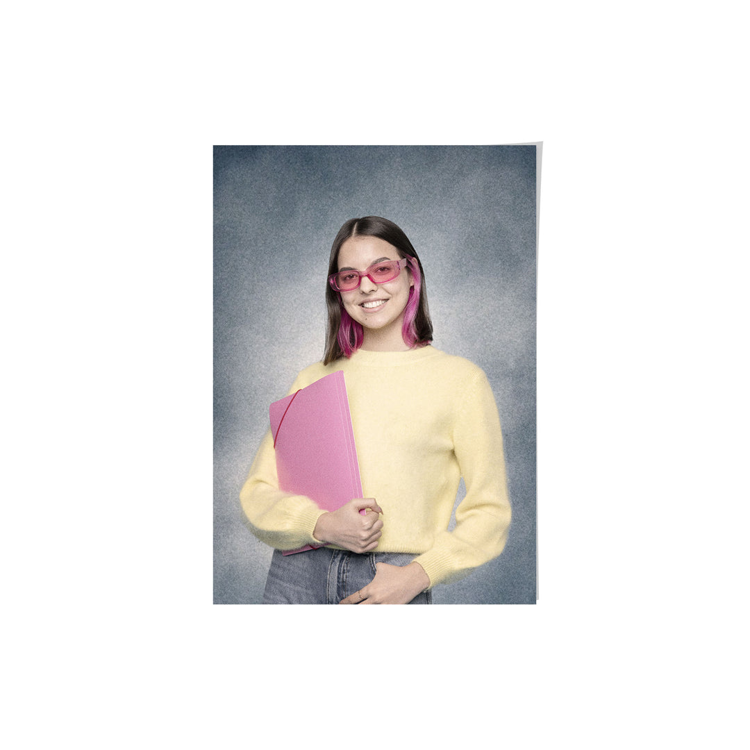 College Yearbook Human Portrait
