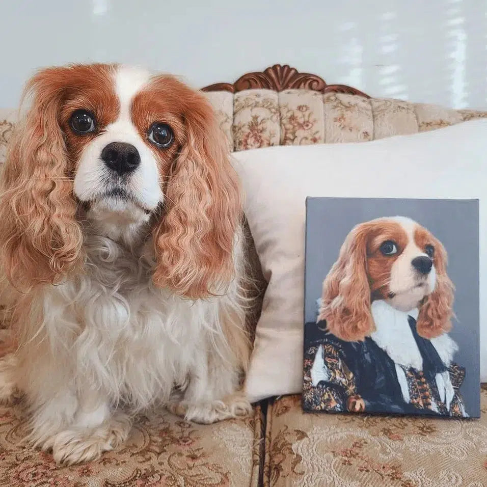 The Laughing Cavalier - Custom Pet Canvas