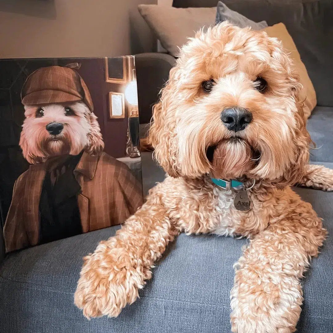 The Detective - Custom Pet Canvas