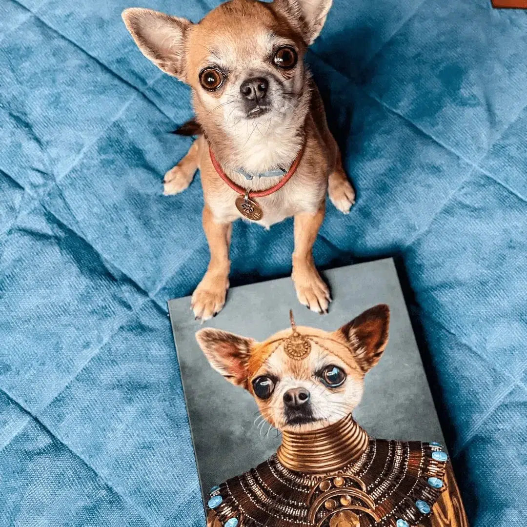 The Nubian Queen - Custom Pet Canvas