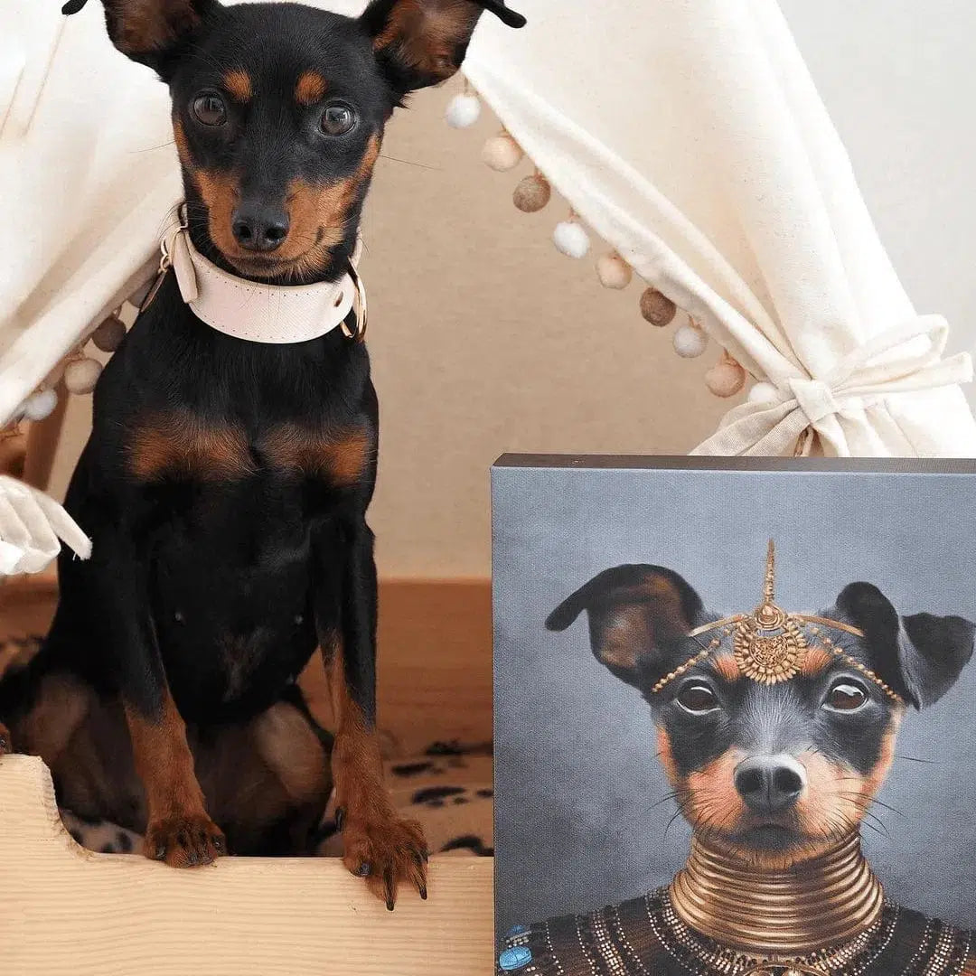 The Nubian Queen - Custom Pet Canvas