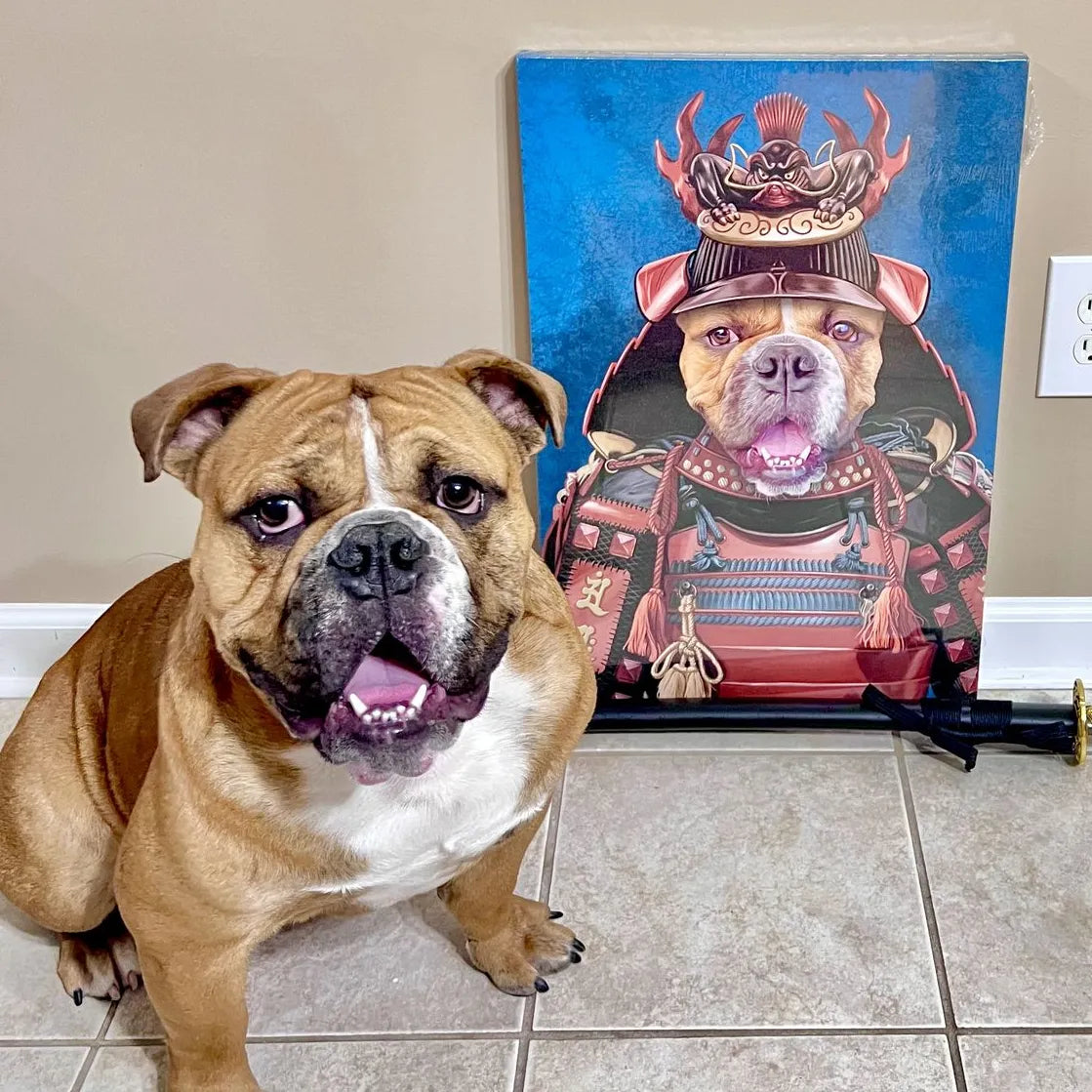 The Samurai - Custom Pet Canvas