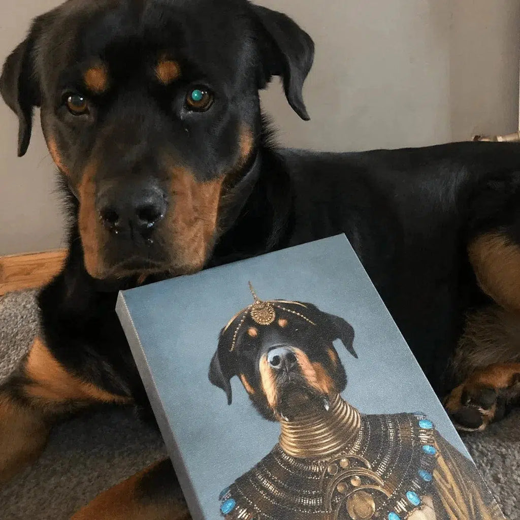 The Nubian Queen - Custom Pet Canvas