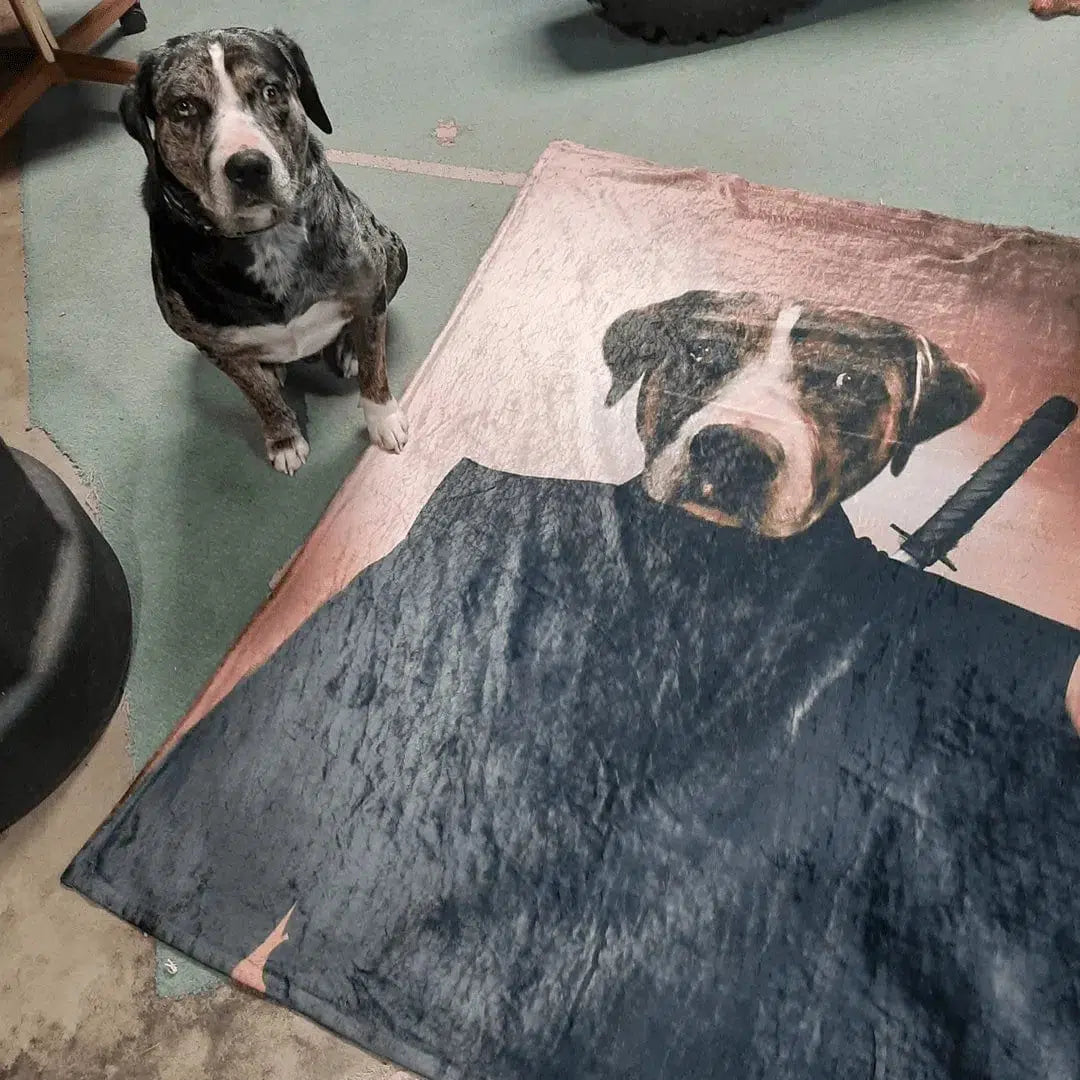 The Ninja - Custom Pet Blanket