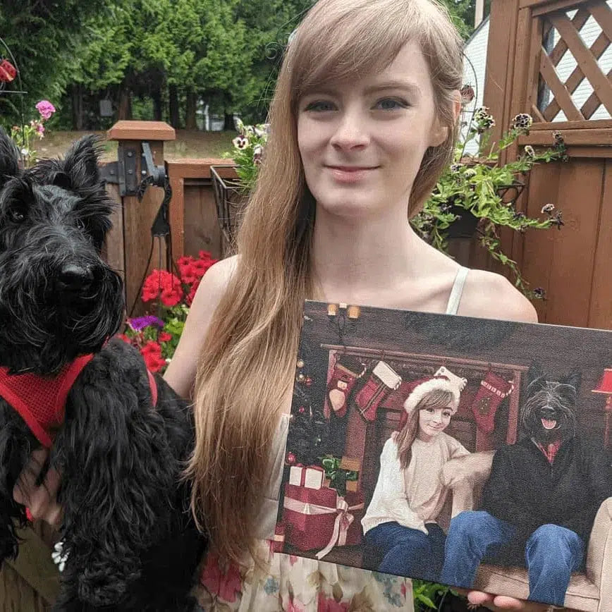 The Family Christmas - Custom Pet Canvas