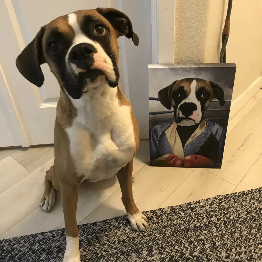 The Boxer - Custom Pet Canvas