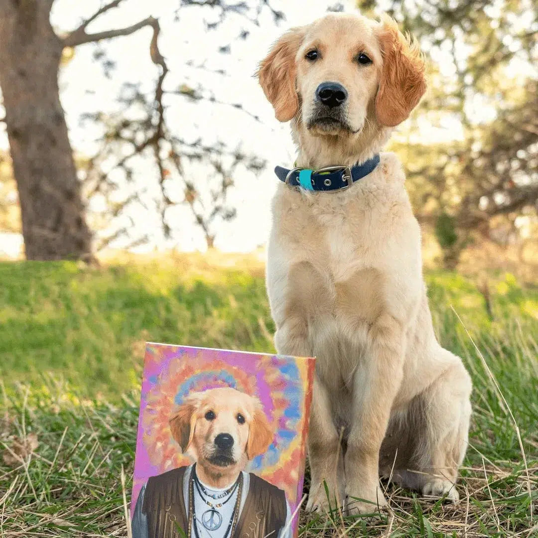 The Hippie - Custom Pet Canvas