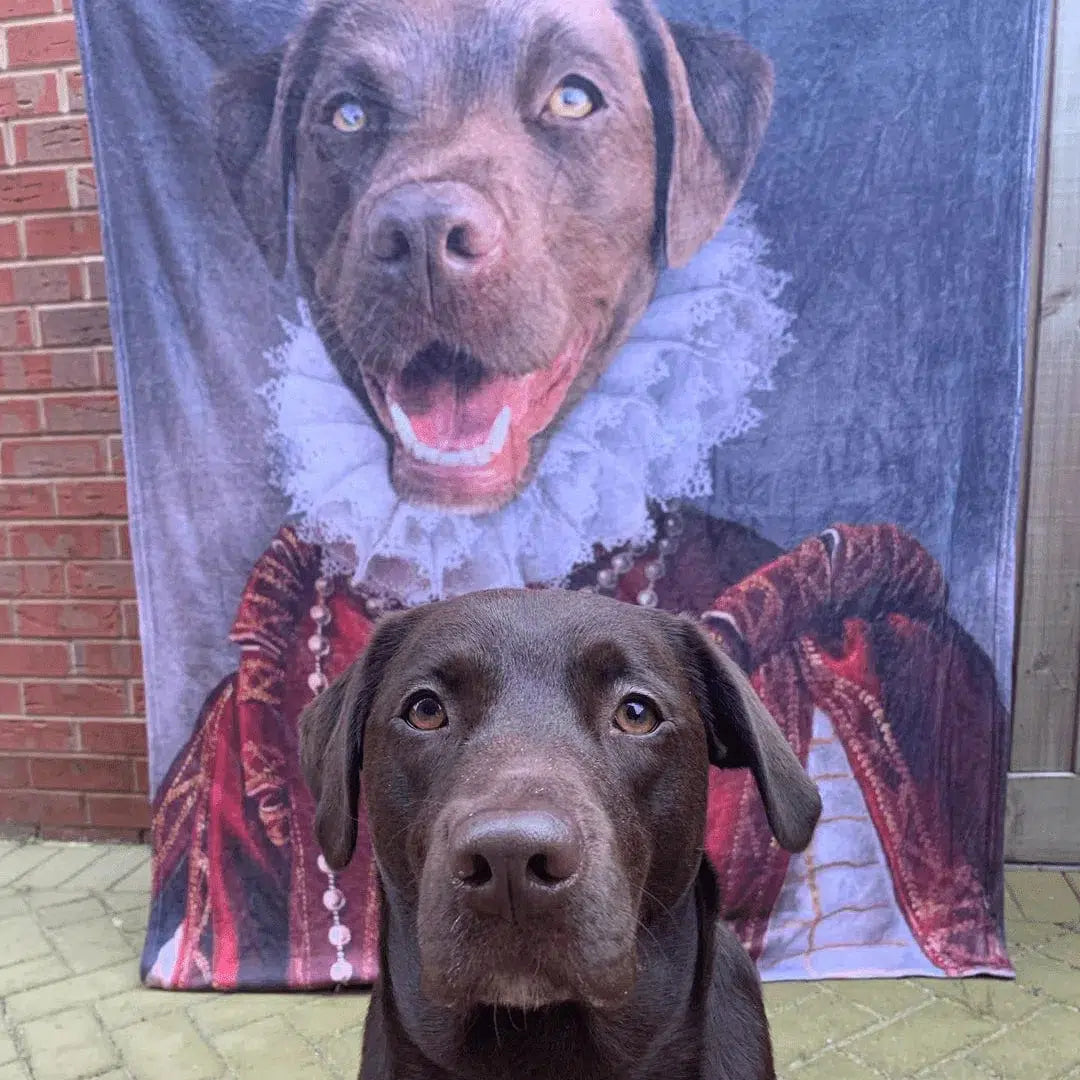 The Queen of Roses - Custom Pet Blanket