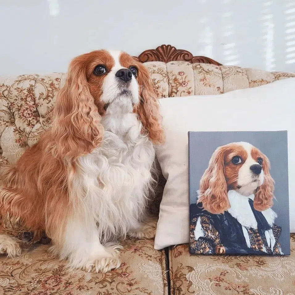 The Laughing Cavalier - Custom Pet Canvas