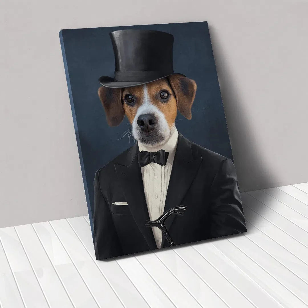 The Gentleman - Custom Pet Canvas