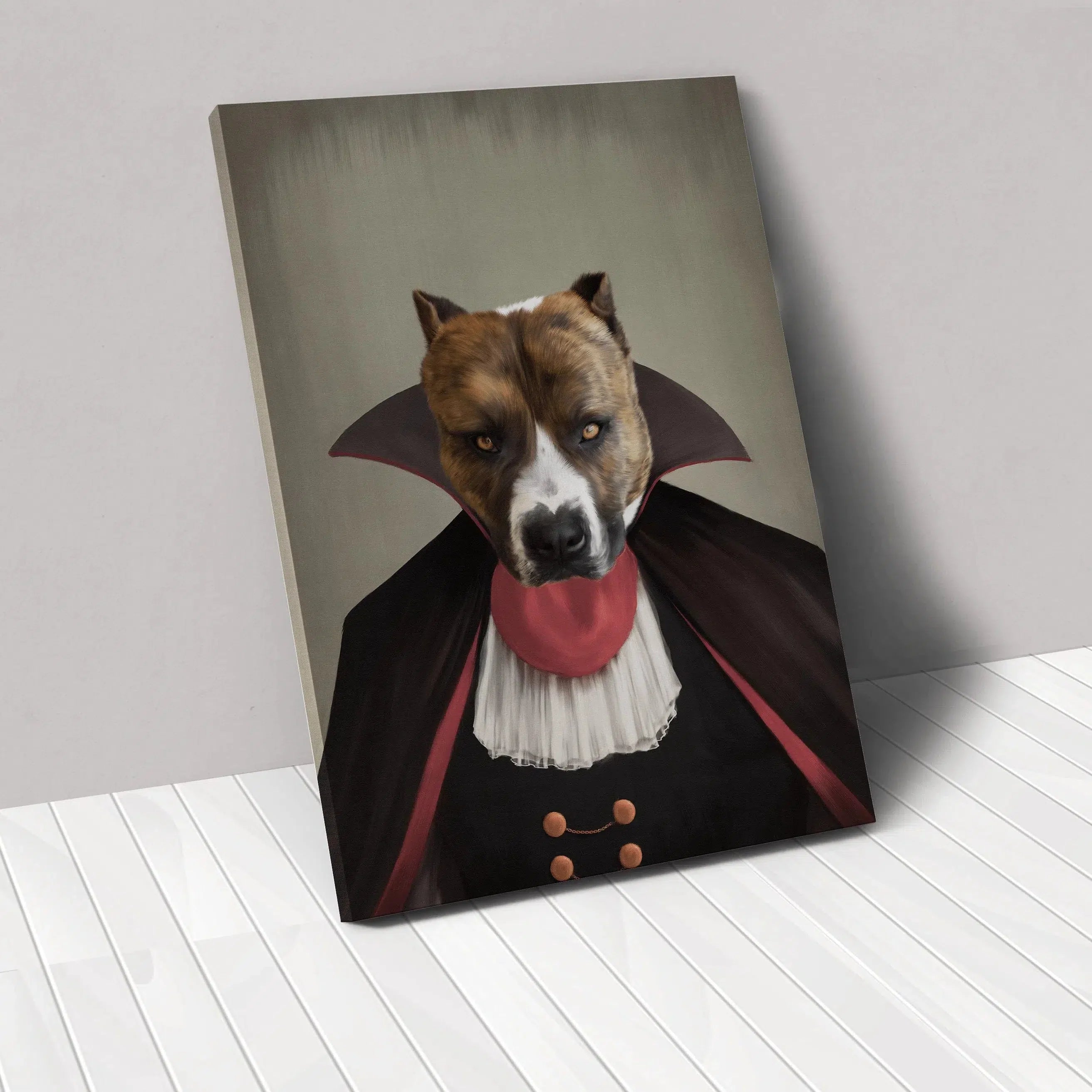 The Vampire - Custom Pet Canvas