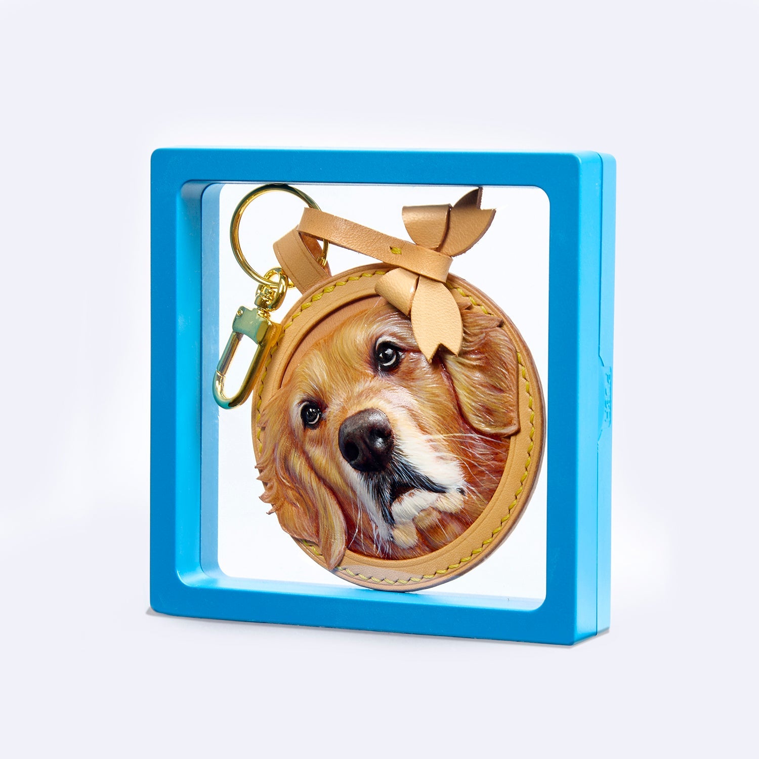 Handmade Leather Pet Face Keychain From Photos