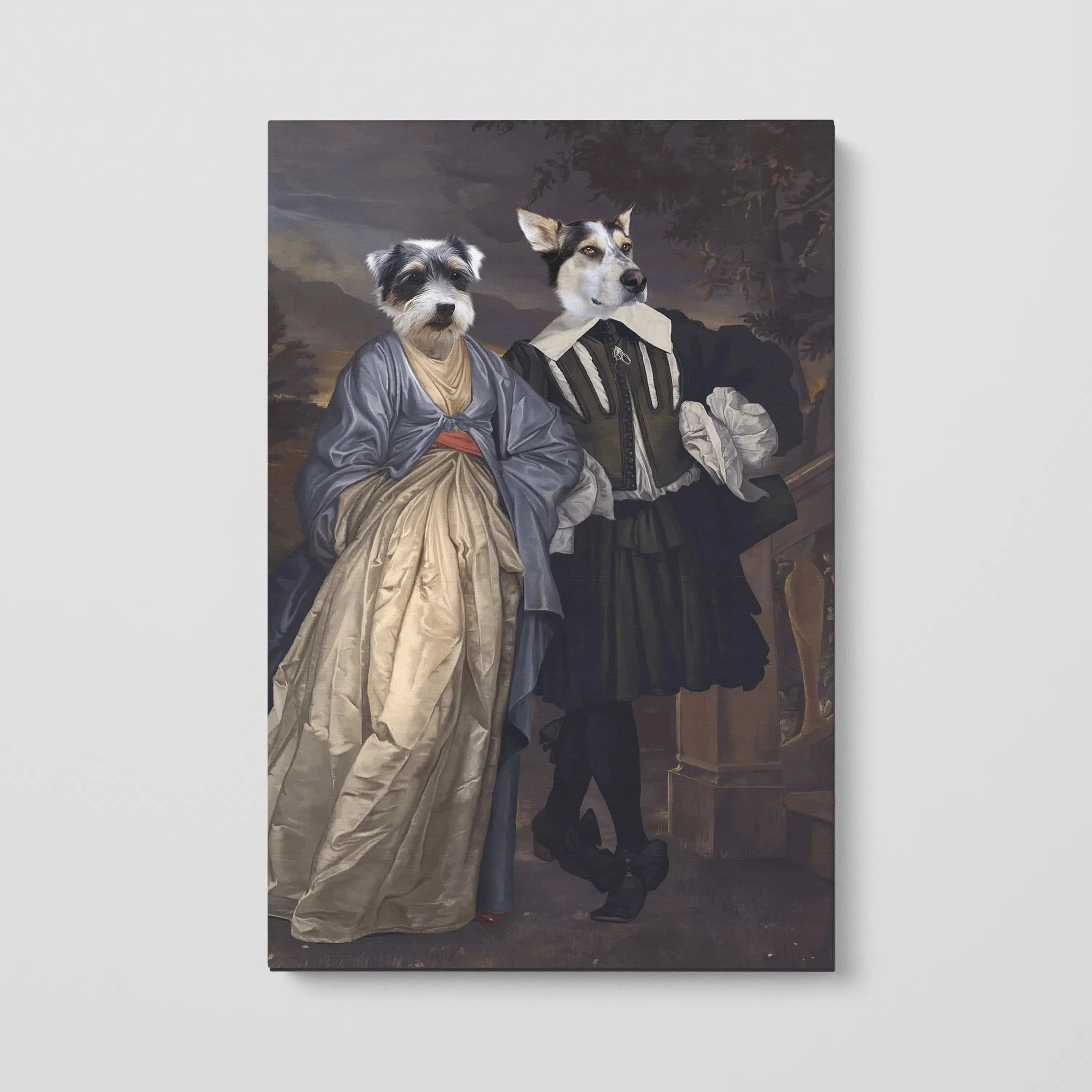 The Midnight Stroll - Custom Pet Canvas