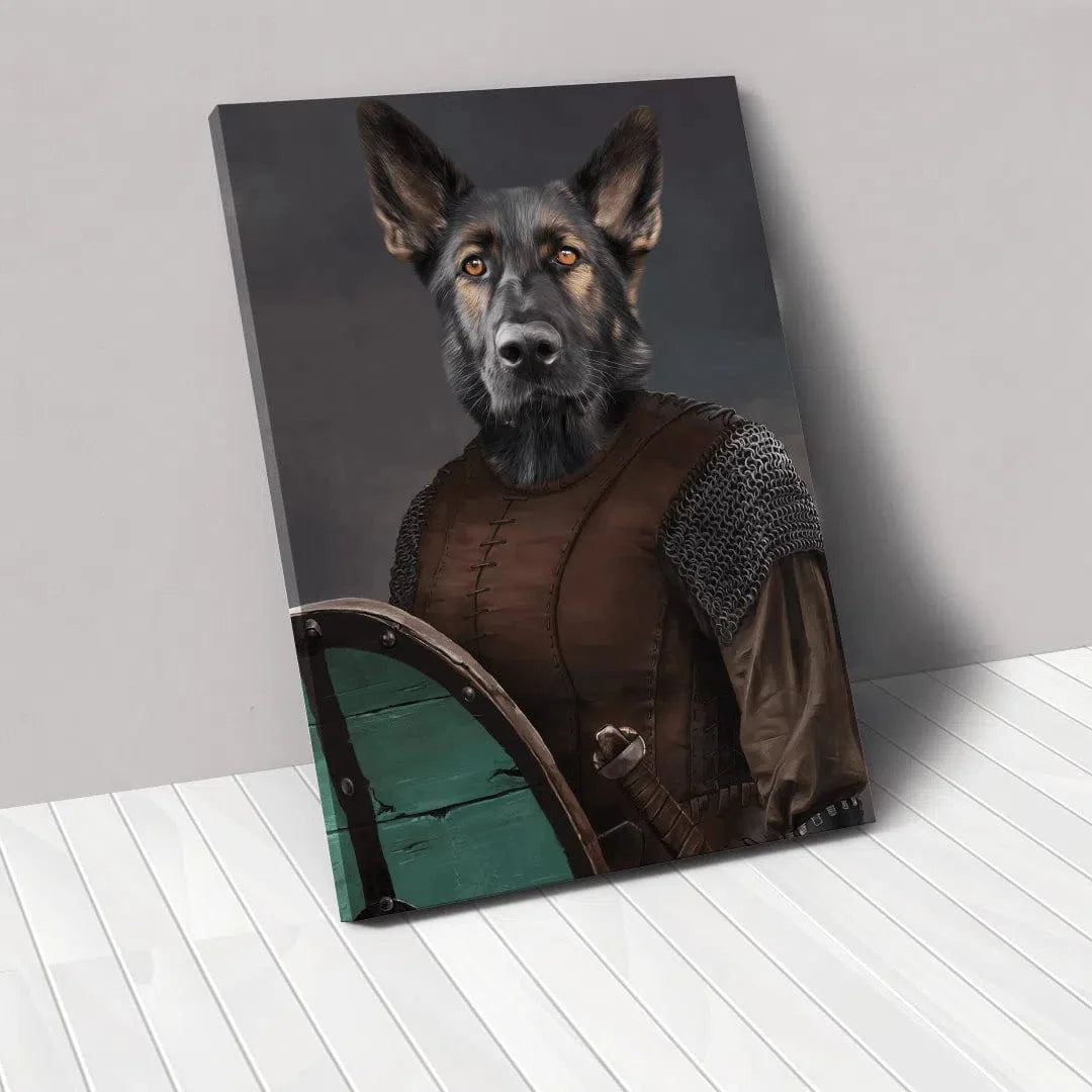 The Shieldmaiden - Custom Pet Canvas