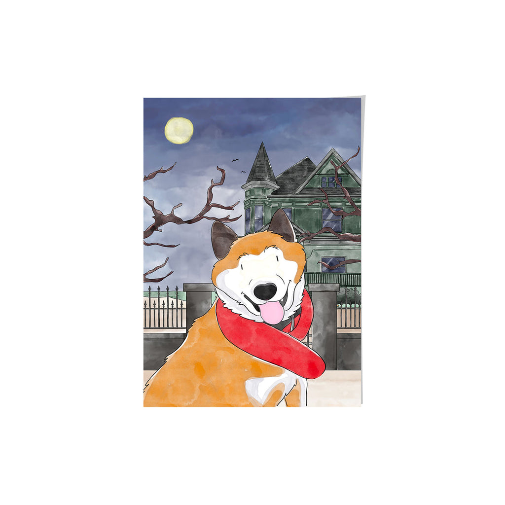 "Watercolor Pet Portrait - One Pet, Framed Poster"