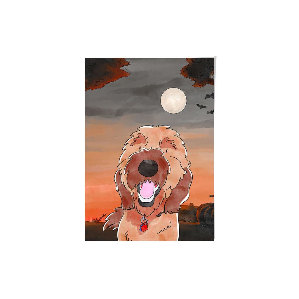 "Watercolor Pet Portrait - One Pet, Framed Poster"