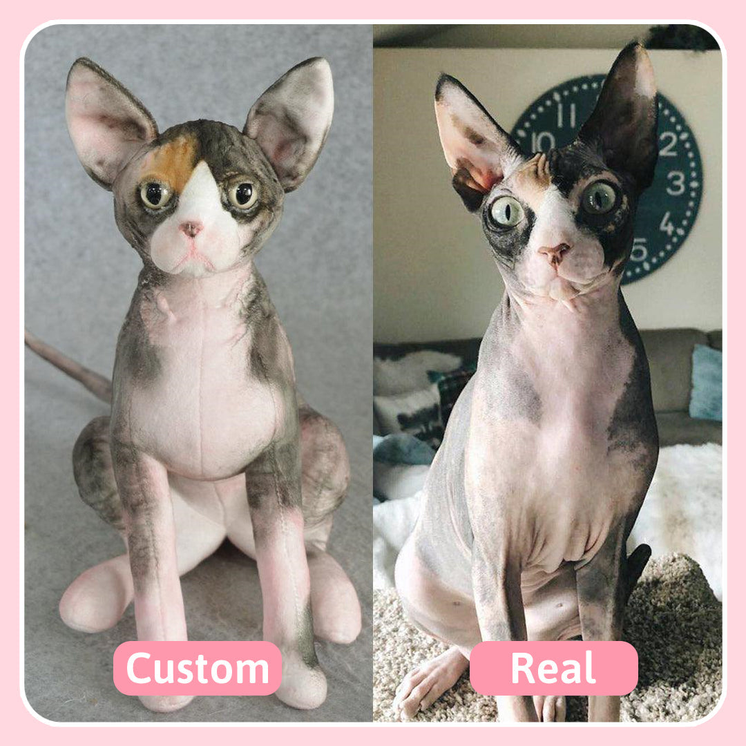 Custom Pet Lifelike Replica - Stuffed Clone of Your Pet