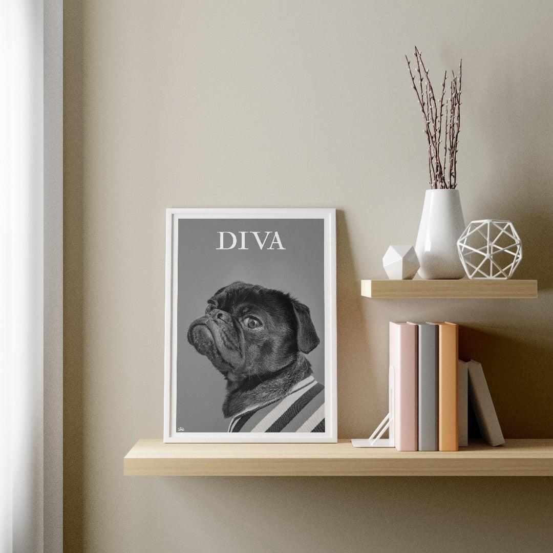 The Designer Brand Pet Portrait - Custom Pet Print Canvas