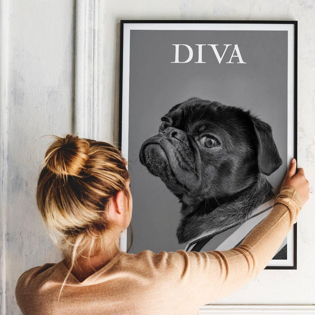 The Designer Brand Pet Portrait - Custom Pet Print Canvas