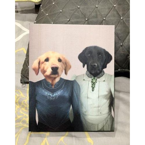 The Little Ladies - Custom Pet Canvas