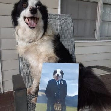 The Scottish Highlander - Custom Pet Canvas