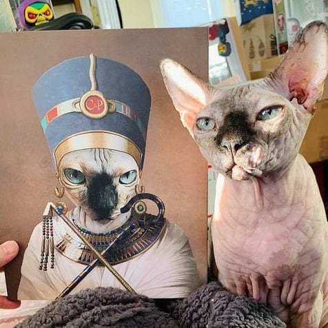 The Egyptian Queen - Custom Pet Canvas